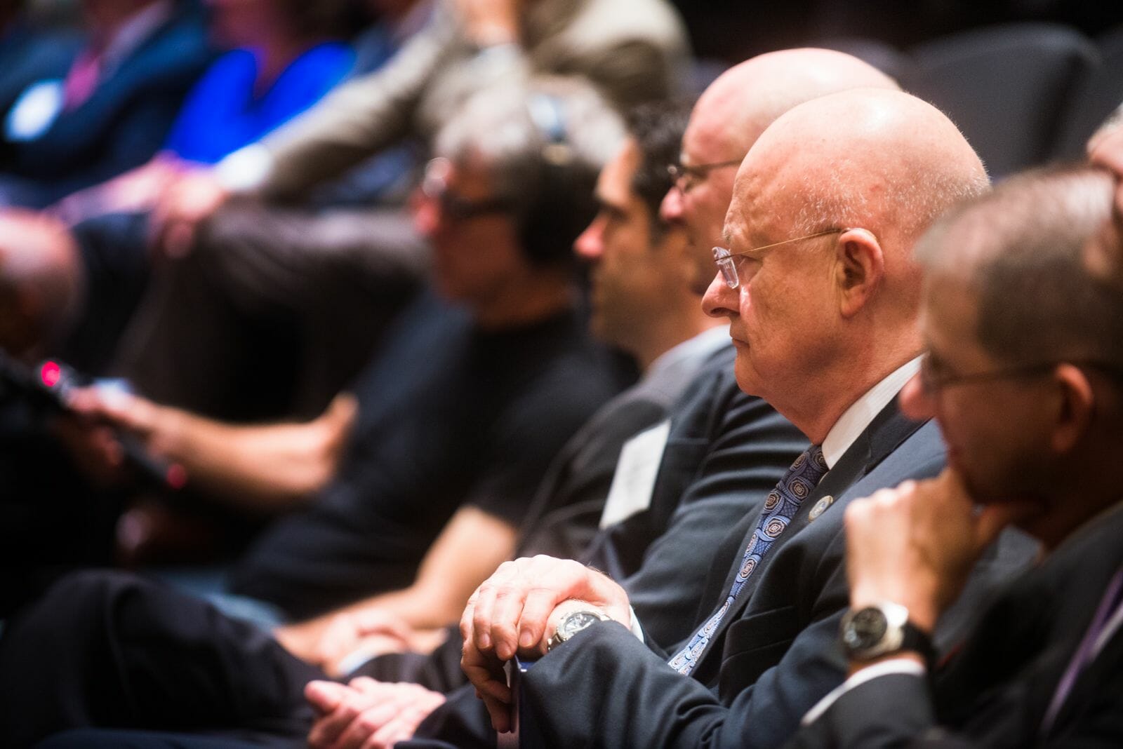 Clapper in audience
